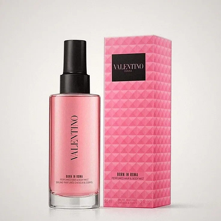 Valentino Donna Born in Roma Perfumed Hair Mist Spray, Regular Size 3 fl oz