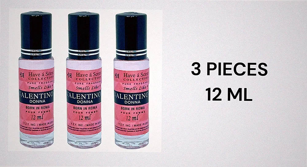 Valentino Donna Roll On Oil 12 ML 3pc Limited Time Only