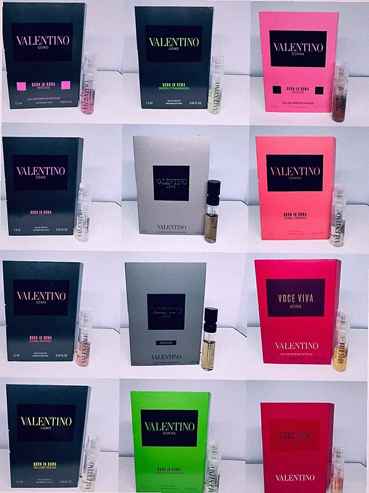 Valentino Perfume Sample Spray 1.2ml / 0.04oz - Choose Scent Combined Shipping